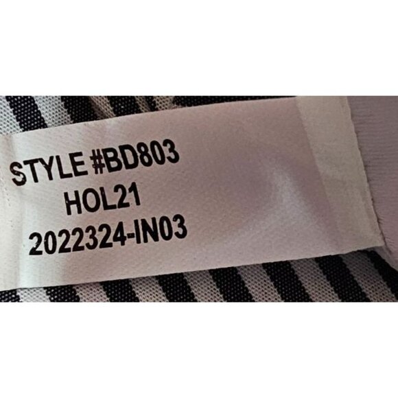 J. Crew Womens 0 Ruffle Classic Fit Washed Cotton Poplin Shirt in Stipe - Picture 13 of 13